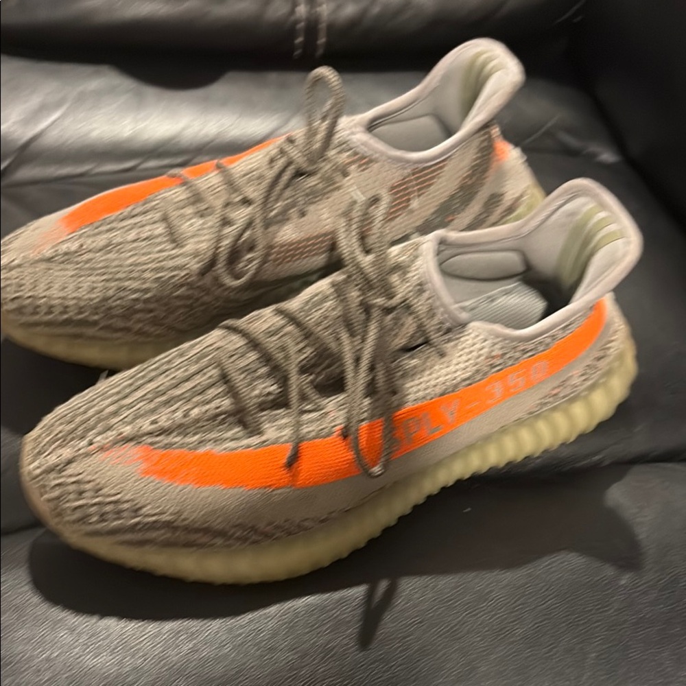 Adidas Yeezy Boost 350 V2 with Orange and Gray